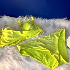 Victorias Secret // neon yellow bikini